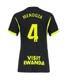 Atletico Madrid Rodrigo Mendoza #4 Maglia Gara Trasferta Repliche 2026-27 Donna Maniche Corte Atletico Madrid Rodrigo Mendoza #4 Maglia Gara Trasferta Repliche 2026-27 Donna Maniche Corte